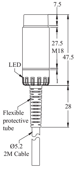 psc1808 np riko proximity sensor dimension