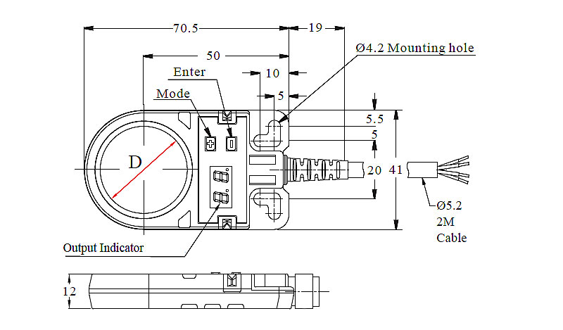 sid05 riko proximity sensor